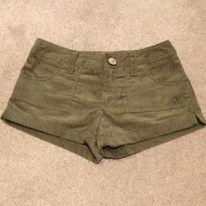 NWOT Juniors Corduroy Shorts
